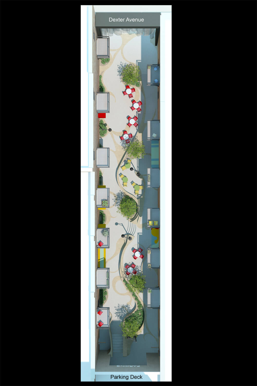 Dexter Alley Park Designed by Foshee Architecture - Overall Floor Plan View