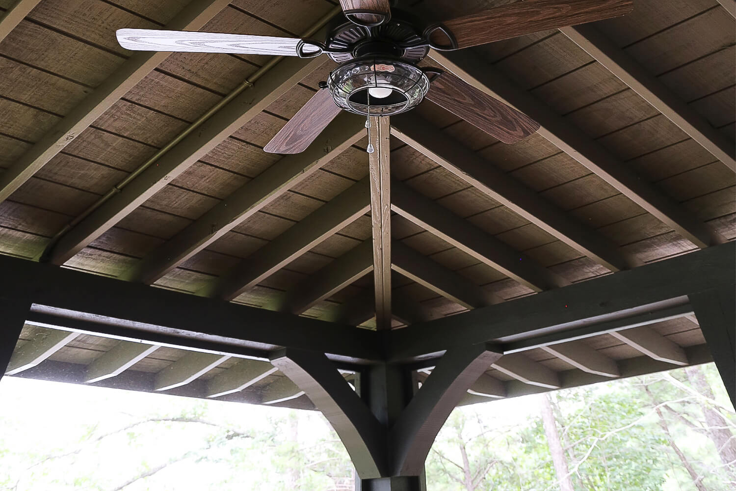 Lake Home - Porch Ceiling - Designed by Foshee Architecture