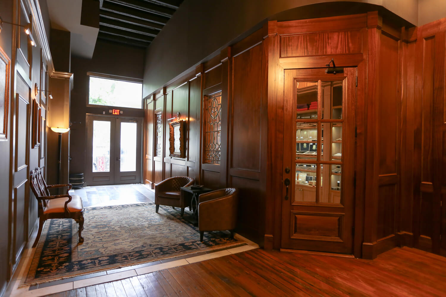 Cigar Store - Entrance - Designed by Foshee Architecture