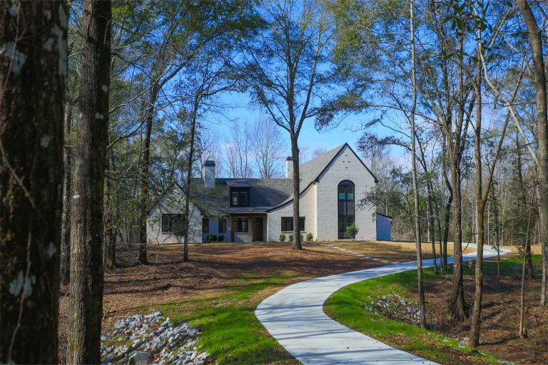 Tranquil Creek - View from Front - Designed by Foshee Architecture