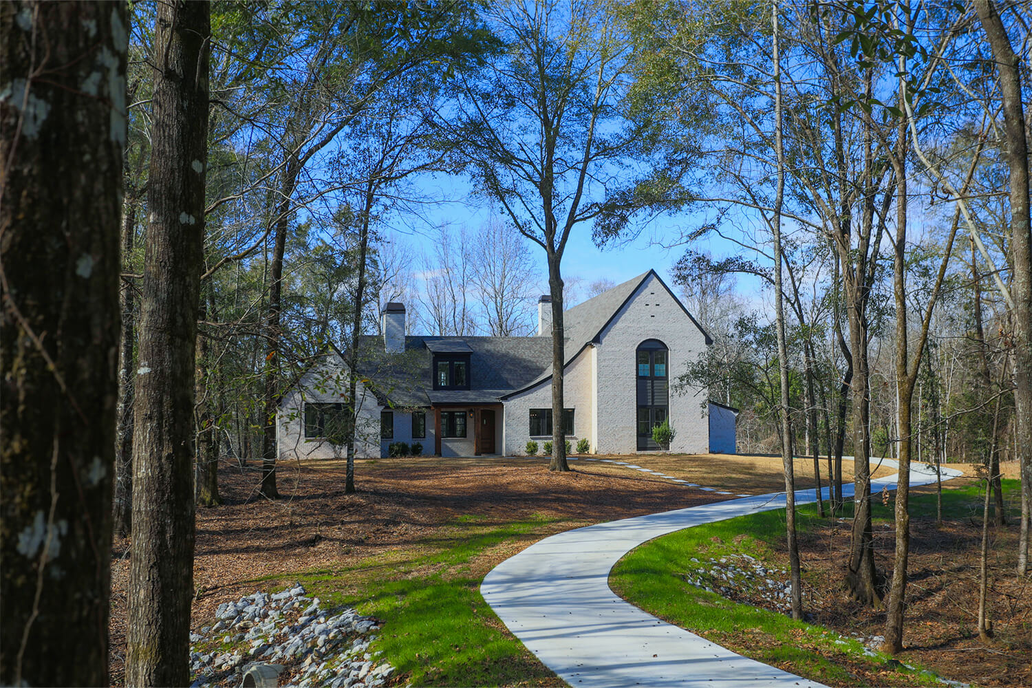 Tranquil Creek - View from Front - Designed by Foshee Architecture