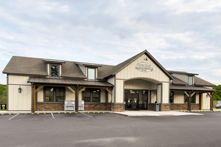 Convenience Store - Front Elevation - Designed by Foshee Architecture